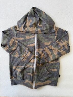 Pixie Lane Camo Zip Up Hoodie